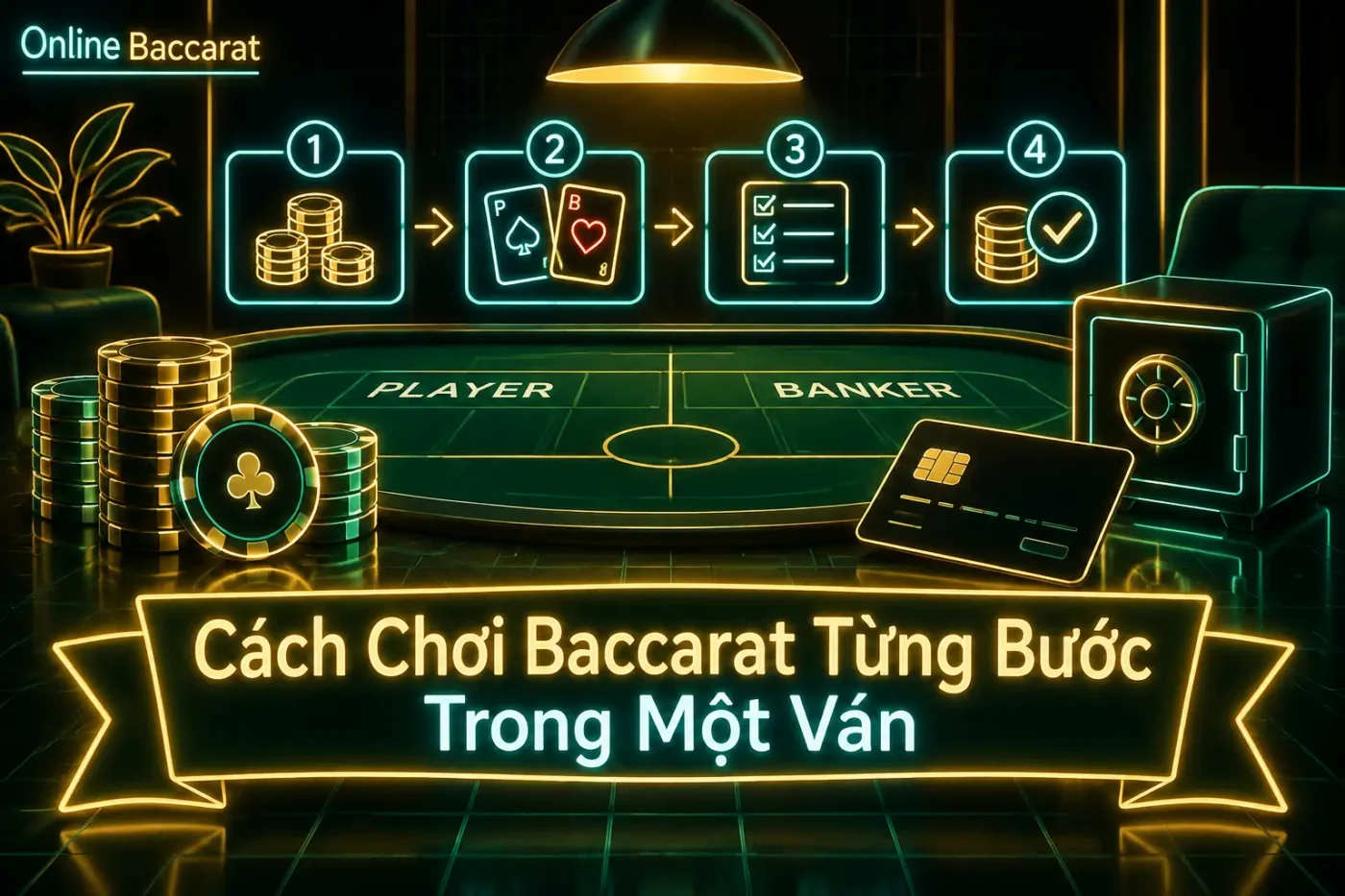 ván baccarat diễn ra rất nhanh và luôn theo cùng một thứ tự - Cách Chơi Baccarat Cho Người Mới